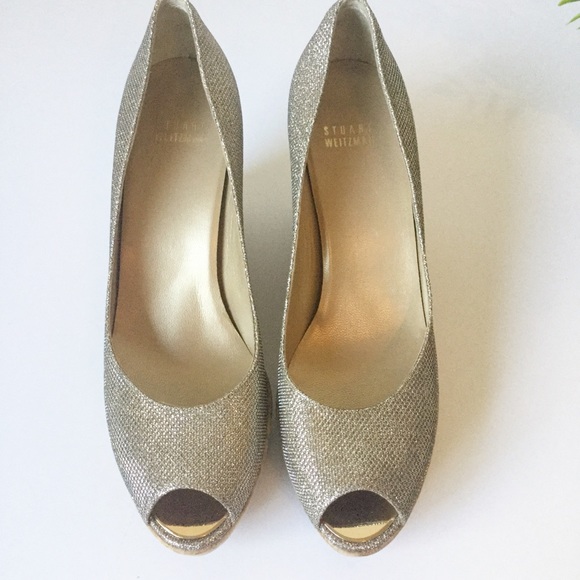 Stuart Weitzman Anna Peep toe - Picture 1 of 8